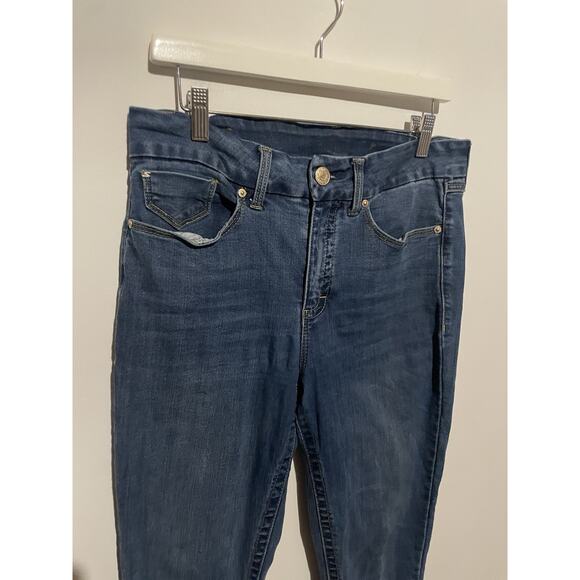 Seven 7 Skinny Jeans Womens 10 Blue Denim - Picture 3 of 5